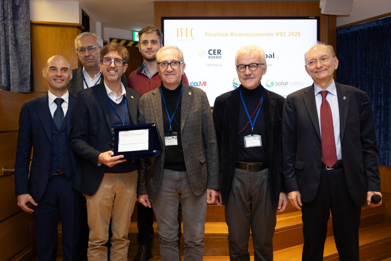 CER Roero, di cui Arona fa parte, premiata come “Comunità Energetica Rinnovabile dell’Anno 2025”