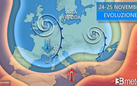 L’inverno gioca d’anticipo: in arrivo maltempo, freddo e anche la neve