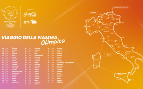 La Fiamma Olimpica dei Giochi di Milano Cortina 2026 farà tappa a Novara