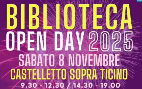 Open Day alla biblioteca di Castelletto Ticino