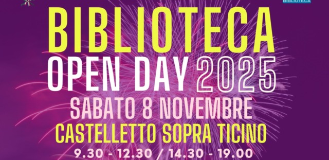 Open Day alla biblioteca di Castelletto Ticino