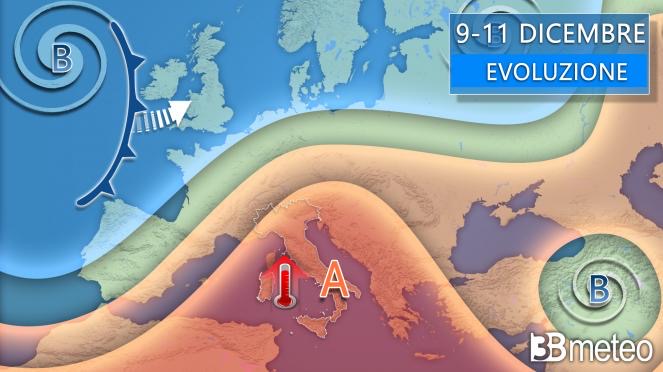 “L’inverno si veste d’autunno. Anomalo anticiclone in arrivo sull’Italia”
