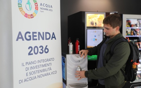 Novara, inaugurati i nuovi erogatori d’acqua gratuita al Campus Perrone dell’UPO