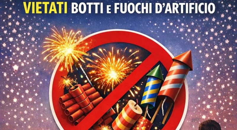 Comune Galliate: “Un Capodanno nel rispetto di tutti, botti vietati”