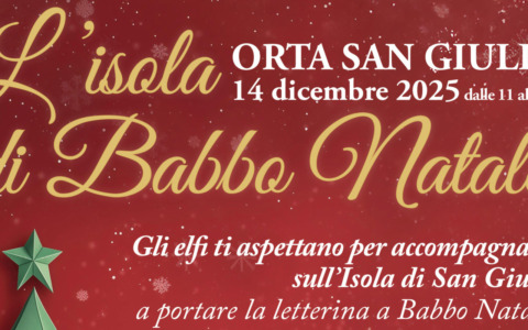 L’Isola di San Giulio si trasforma nell’Isola di Babbo Natale