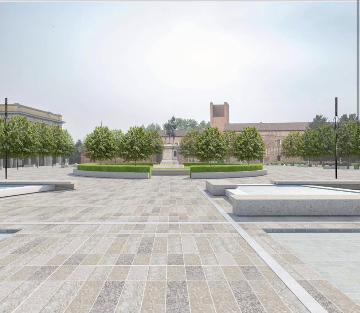 Piazza Martiri del futuro: ecco come cambierà il cuore di Novara