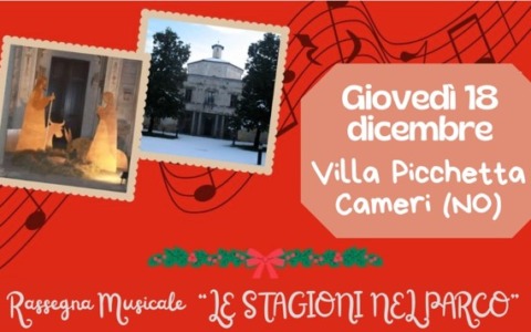 “Concerto di Natale” Villa Picchetta a Cameri