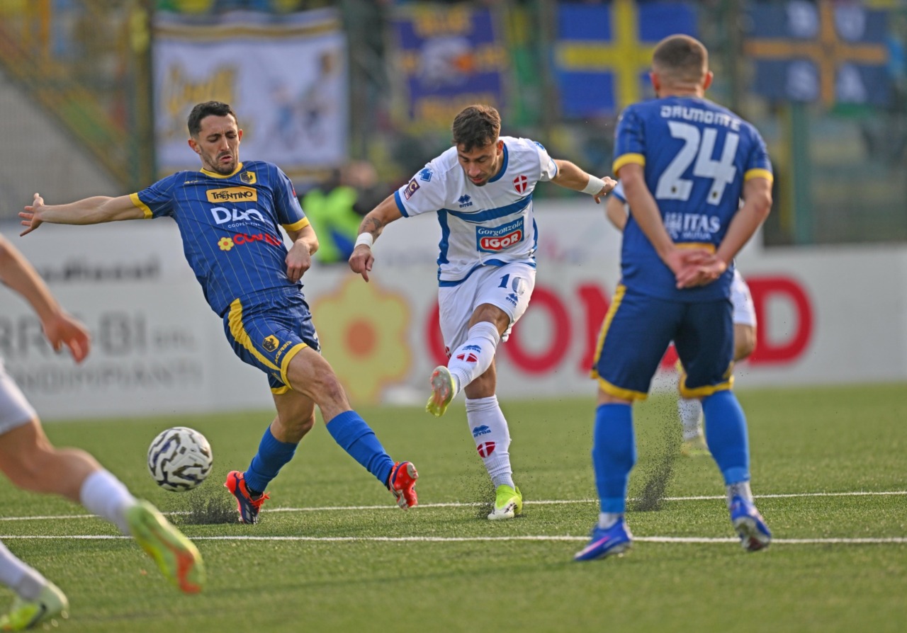 Per il Novara Fc, a Trento, un punto in rimonta