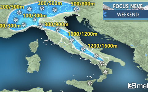 3BMeteo.com: “In arrivo neve a bassa quota al nord”