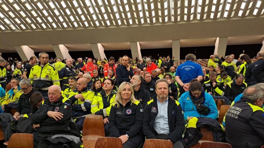 Anche la Protezione Civile del Piemonte all’udienza di fine Giubileo dal Papa