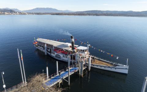 Il Piroscafo Piemonte tedoforo d’eccezione della 38^ tappa del viaggio della Fiamma Olimpica