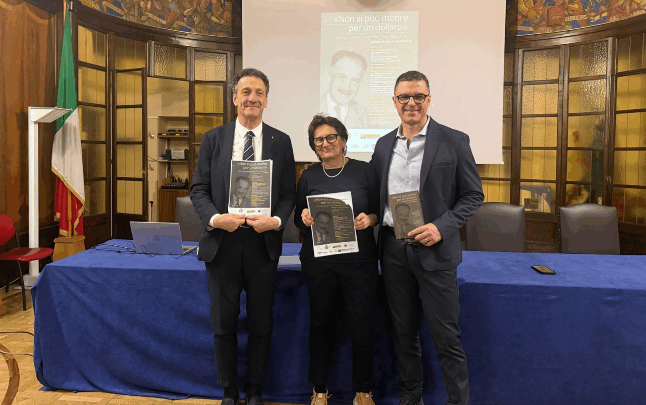 “Non si può morire per un dollaro”: la rivoluzione di Amadeo Peter Giannini in mostra ad Arona
