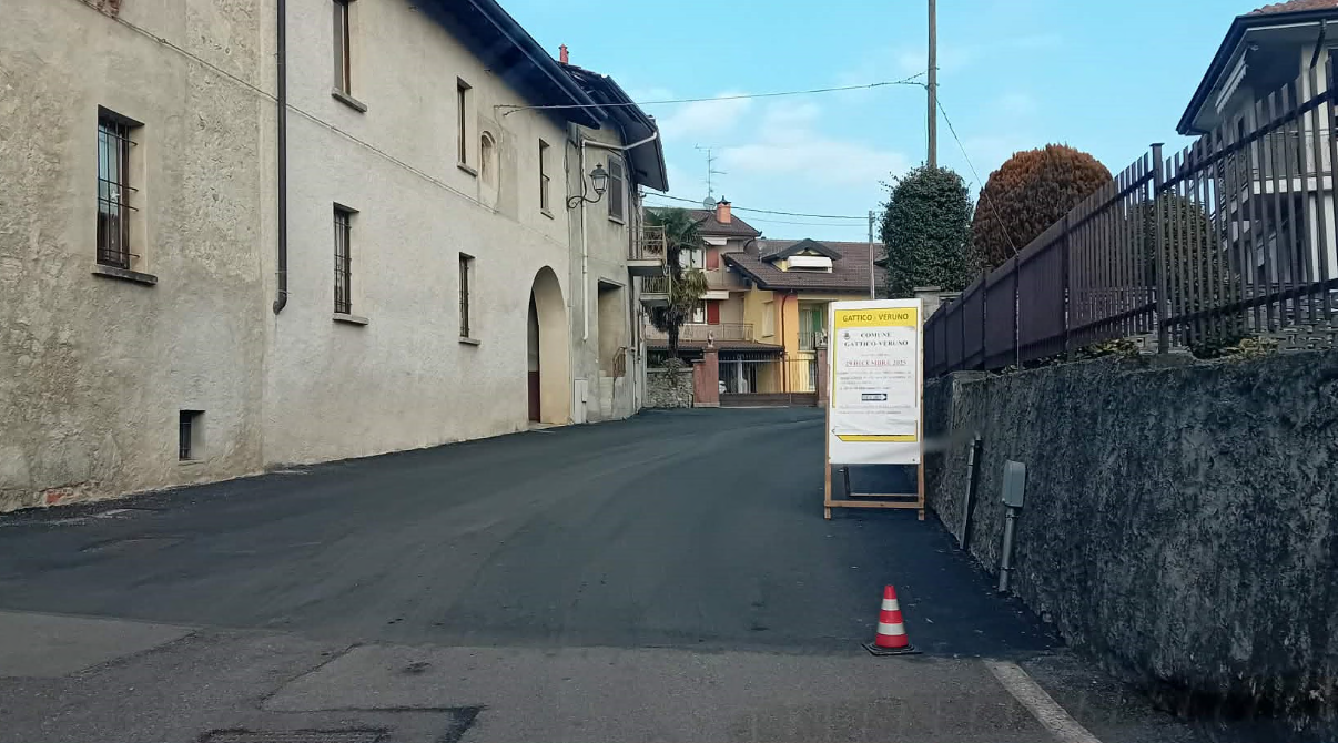 Gattico-Veruno sperimenta il cambio di viabilità: senso unico in via Dante