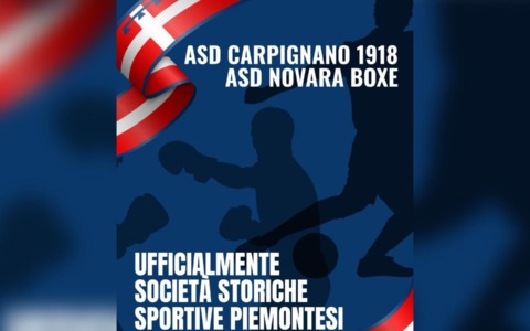 Novara Boxe e Carpignano Calcio nell’Albo regionale delle Associazioni sportive storiche