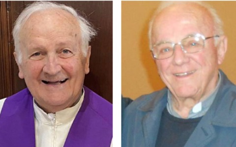 L’addio della Diocesi di Novara a don Giuseppe Teglia e don Franco Mortigliengo
