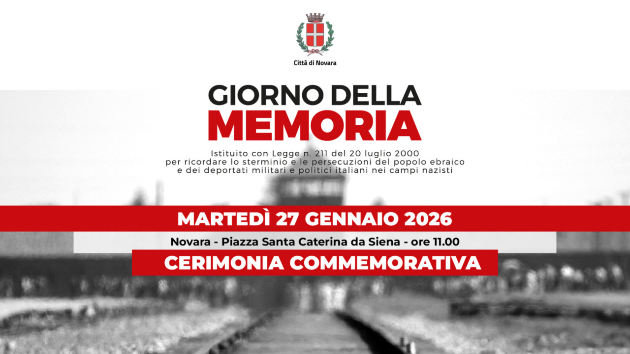 Giornata della Memoria: a Novara cerimonie, concerti e incontri