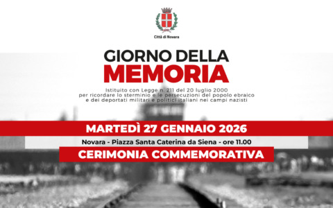 Giornata della Memoria: a Novara cerimonie, concerti e incontri