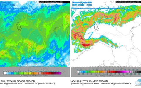 Neve a quote molto basse anche su novarese e Vco