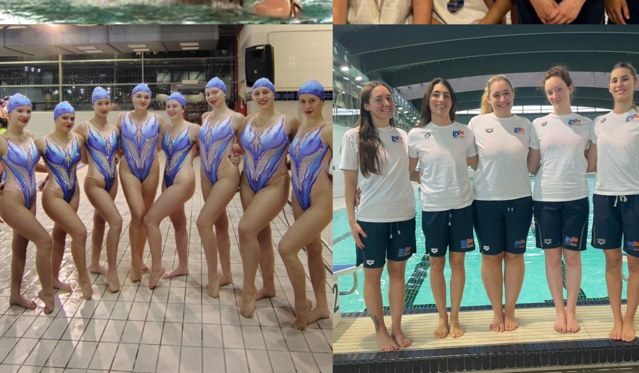 La Libertas Nuoto Novara brilla ai regionali di sincro