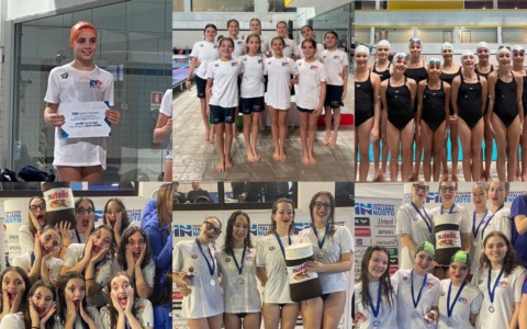 Da Torino a Verona: le sincronette della Libertas Nuoto Novara brillano sempre
