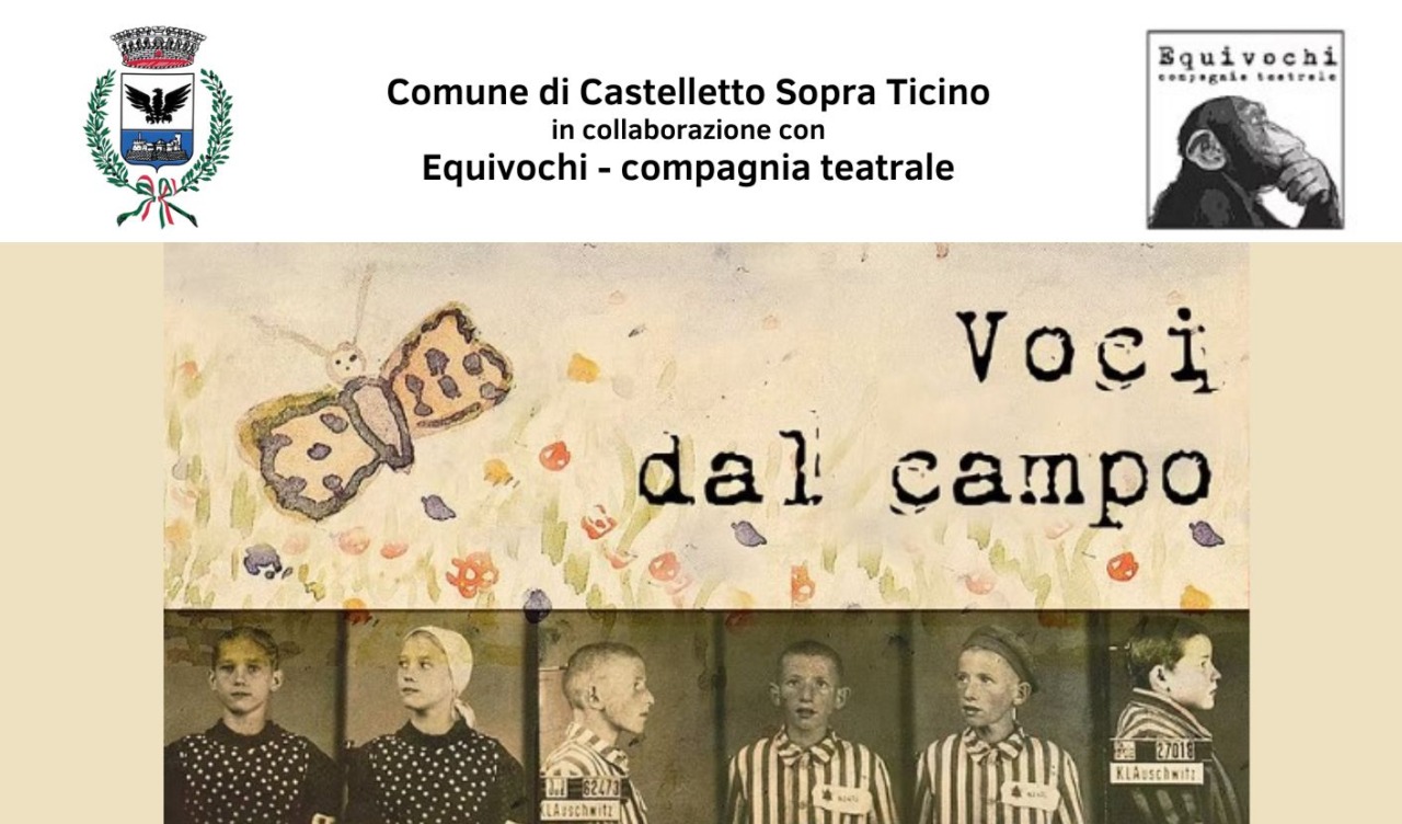 Voci dal campo – recital teatrale in occasione del Giorno della Memoria a Castelletto Ticino