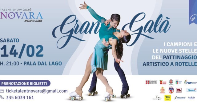 Novara Talent Show by Roll Line: il grande pattinaggio torna al Pala Dal Lago