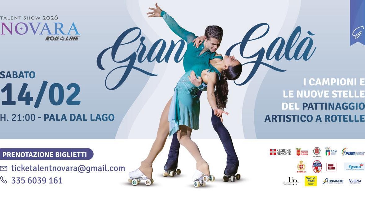 Novara Talent Show by Roll Line: il grande pattinaggio torna al Pala Dal Lago