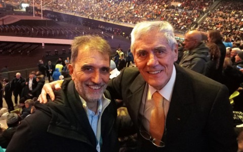 Il campione novarese Mario Armano a San Siro per Milano Cortina 2026: «Un’emozione indescrivibile»
