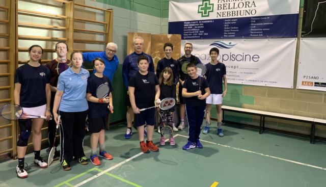 Primo torneo di badminton della quinta edizione del Trofeo Badminton Vergante a Pisano