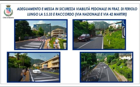 Messa in sicurezza della viabilità pedonale a Feriolo
