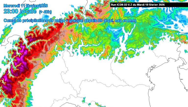 In arrivo fitte nevicate sulle Alpi piemontesi: poi venti tempestosi in montagna