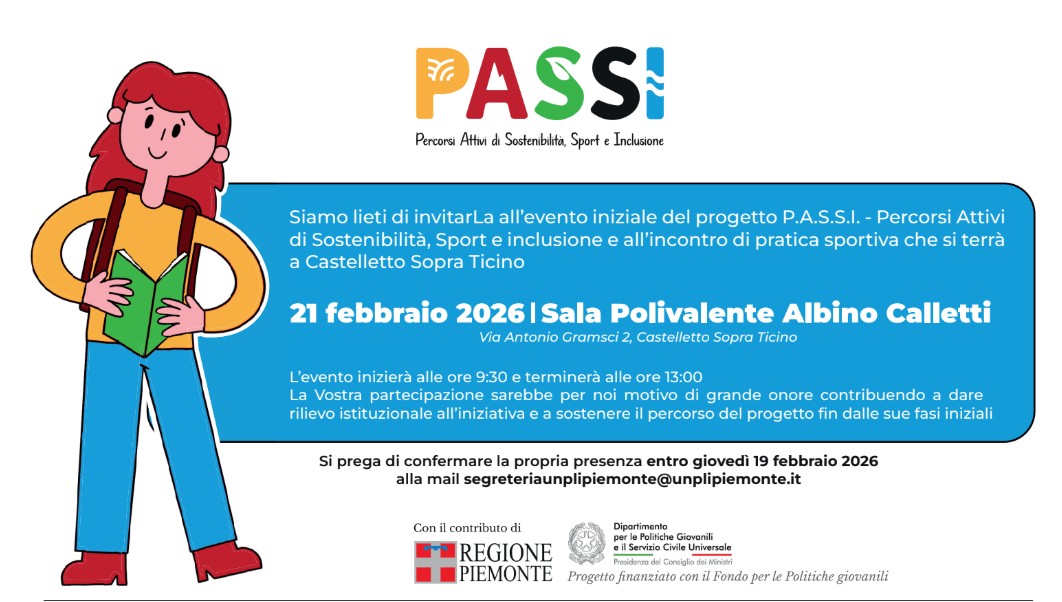 Evento di avvio del Progetto “P.A.S.S.I. – Percorsi Attivi di Sostenibilità, Sport e Inclusione”