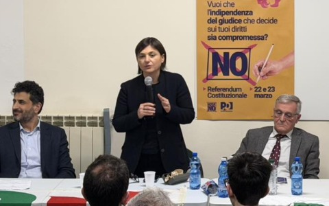 Referendum sulla giustizia, sala piena a Trecate per l’incontro con Serracchiani