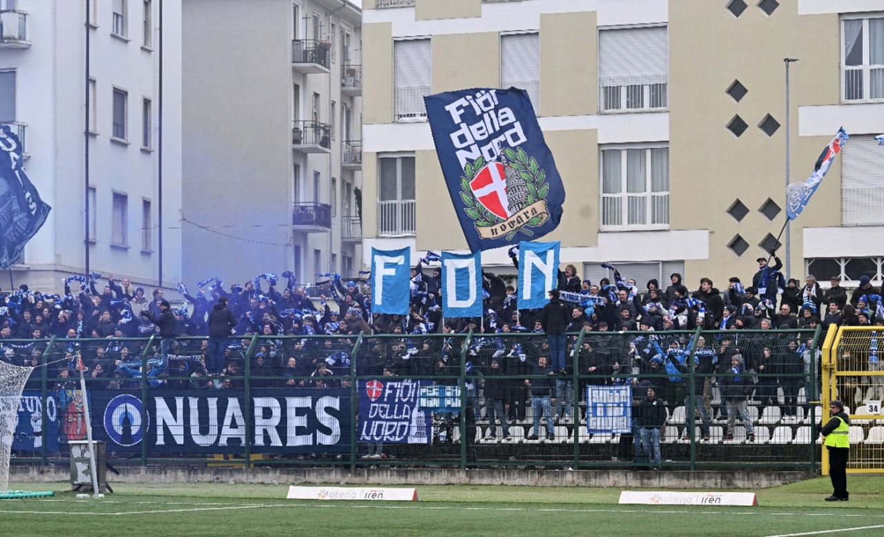 Dopo il derby Pro Vercelli–Novara stop alle trasferte per i tifosi azzurri