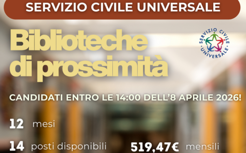 Servizio civile universale nelle biblioteche del novarese: al via le candidature