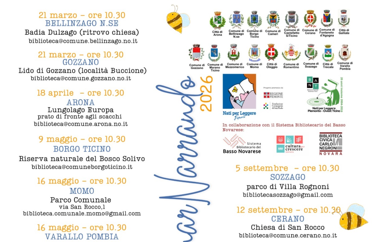 Torna CamminarNarrando: nuove avventure tra libri e natura per i piccoli lettori dell’Ovest Ticino