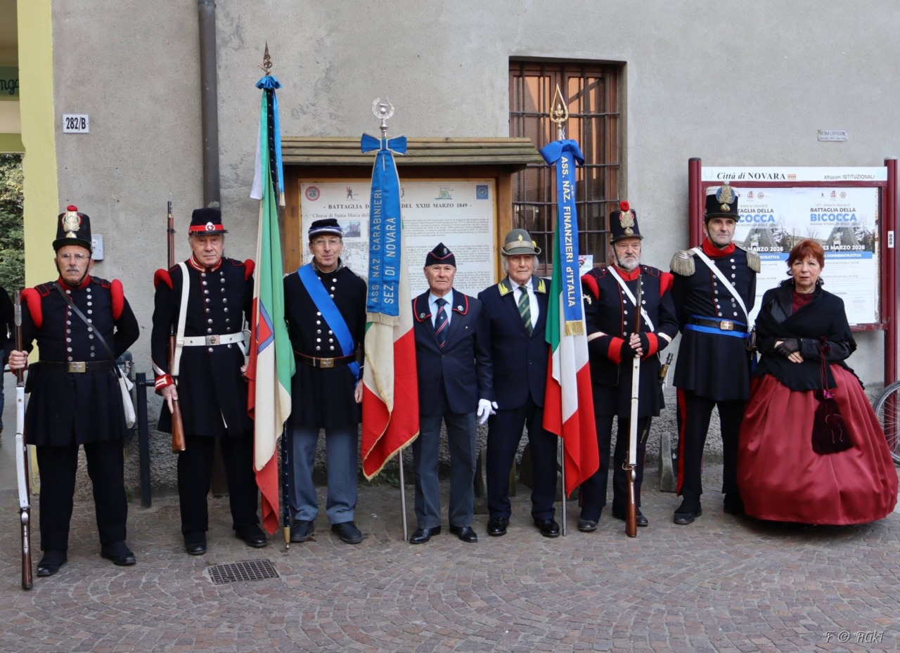 Novara ha ricordato i Caduti della Battaglia della Bicocca: partecipata la cerimonia del 23 marzo