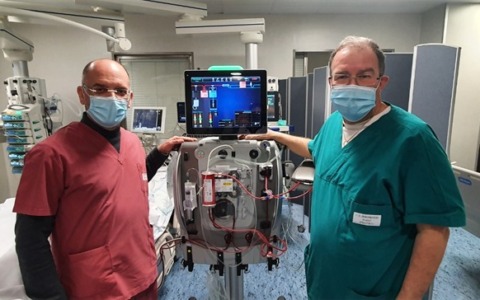 All’ospedale di Borgomanero una metodica all’avanguardia di rimozione extracorporea della CO2