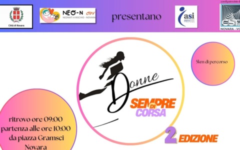 Torna a Novara la seconda edizione di “Donne sempre di corsa”
