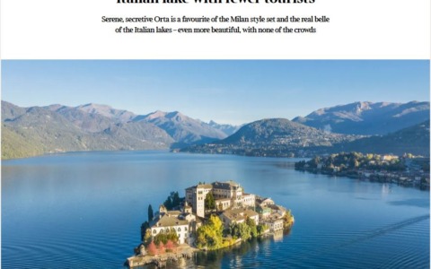 Il Times: “Ma quale lago di Como? E’ molto meglio il lago d’Orta”