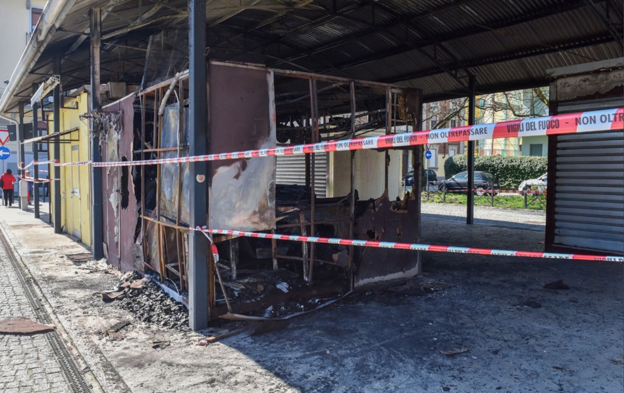 Incendio al mercato coperto di Novara: lavori in corso per la riapertura