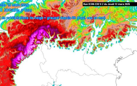 Precipitazioni diffuse e intense nel weekend sul Piemonte: neve in montagna