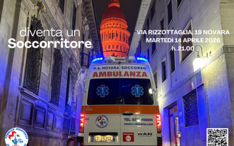 Novara Soccorso cerca volontari: al via un nuovo corso gratuito per il 118