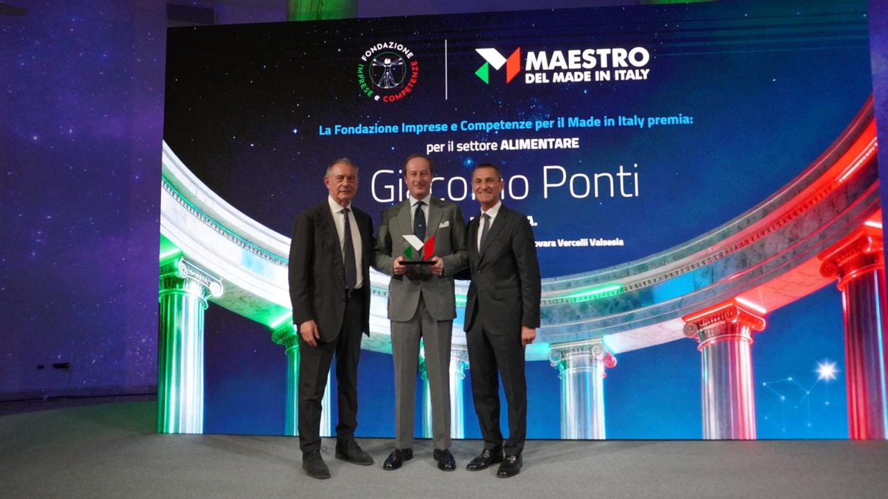 Ghemme, Giacomo Ponti tra i primi “Maestri del Made in Italy”
