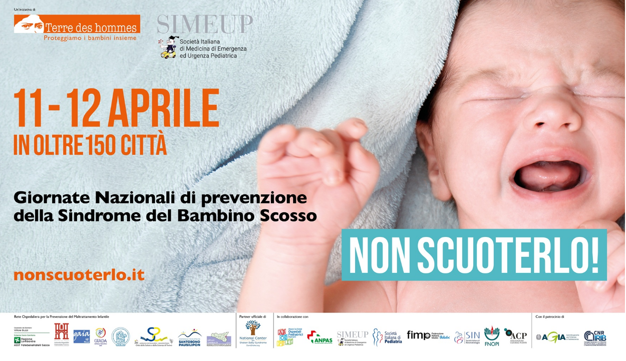 “Non scuoterlo!”: a Novara una giornata per informare e prevenire la Sindrome del Bambino Scosso