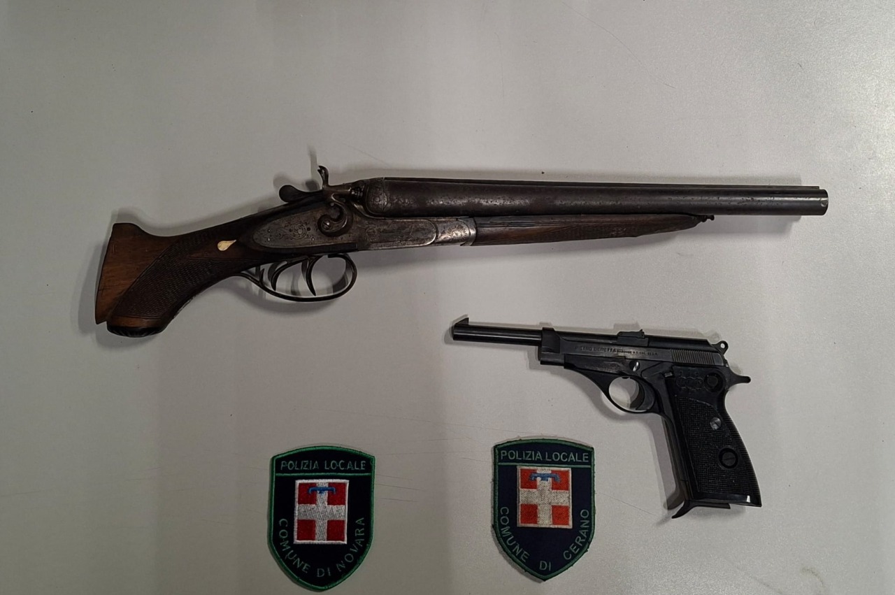 Novara, armi clandestine scoperte in un palazzo