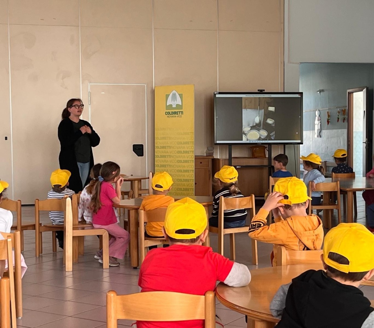 Coldiretti Novara-Vco all’istituto dell’infanzia Rosmini di Borgomanero per l’educazione alimentare