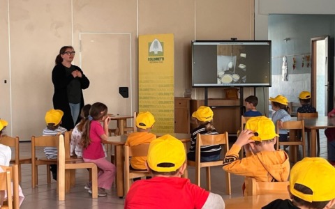 Coldiretti Novara-Vco all’istituto dell’infanzia Rosmini di Borgomanero per l’educazione alimentare