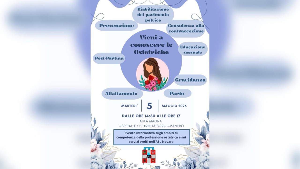 Giornata dell’Ostetrica, l’Asl Novara celebra le professioniste: incontro aperto a Borgomanero
