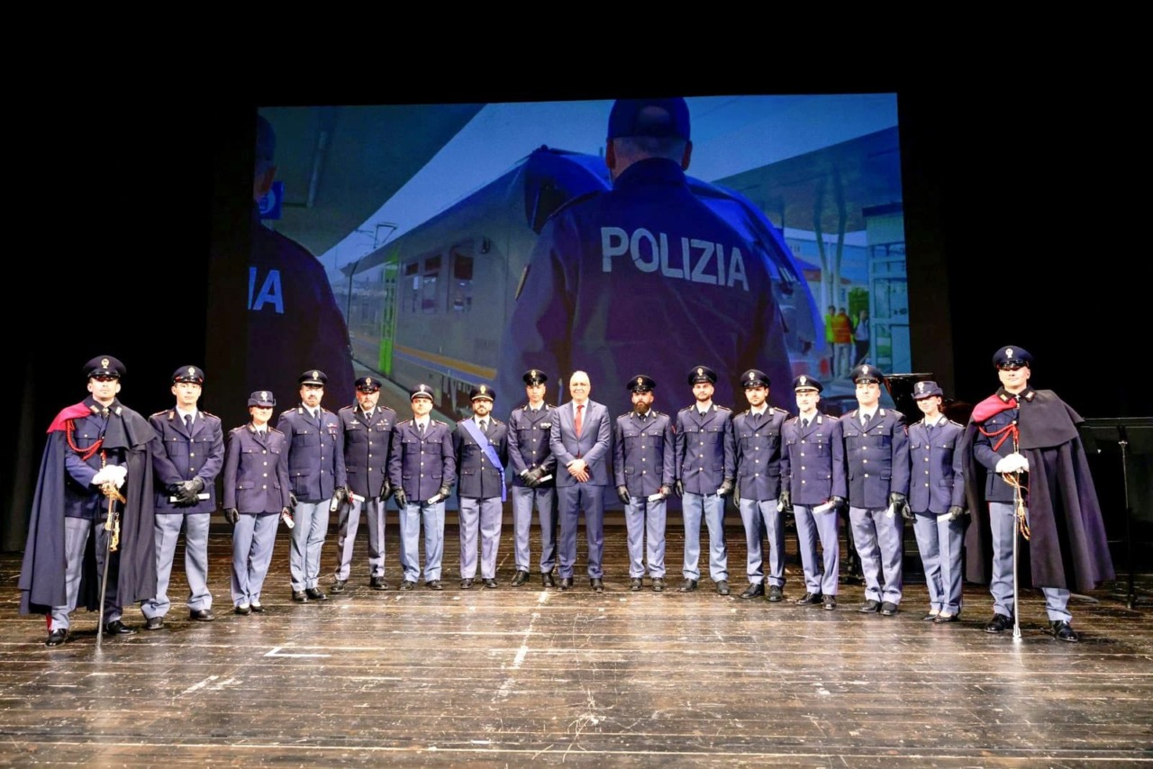 Al teatro Coccia la festa per il 174° anniversario della Polizia di Stato